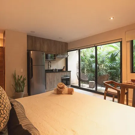 Cacao Tulum - Studio With Exterior Plunge Pool Washer & Dryer